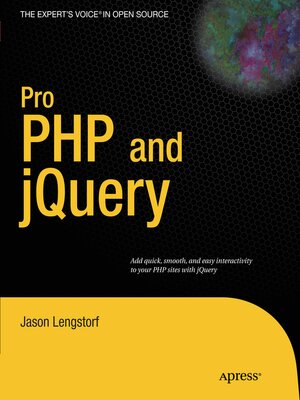 cover image of Pro PHP and jQuery